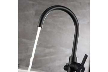 Köksblandare Bathlife Svart - Hus & renovering - Køkken & bad - Badeværelse - Blandingsbatterier & vandhaner - Håndvaskarmatur