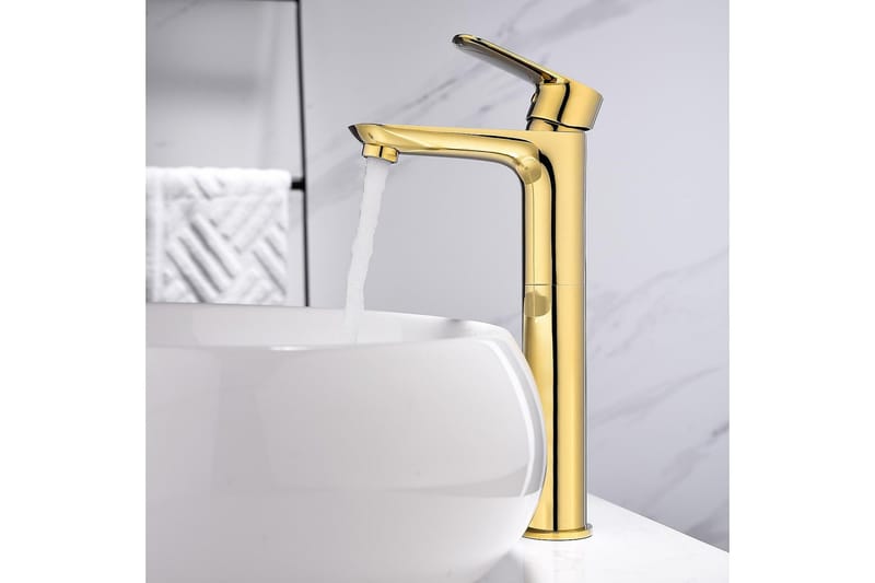 Tvättställsblandare Bathlife Mässing - Hus & renovering - Køkken & bad - Badeværelse - Blandingsbatterier & vandhaner - Håndvaskarmatur