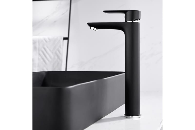 Tvättställsblandare Bathlife Mattsvart - Hus & renovering - Køkken & bad - Badeværelse - Blandingsbatterier & vandhaner - Håndvaskarmatur