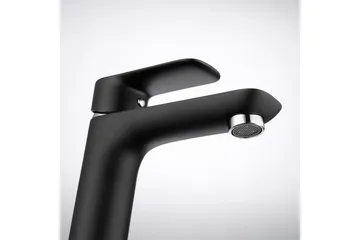 Tvättställsblandare Bathlife Mattsvart - Hus & renovering - Køkken & bad - Badeværelse - Blandingsbatterier & vandhaner - Håndvaskarmatur