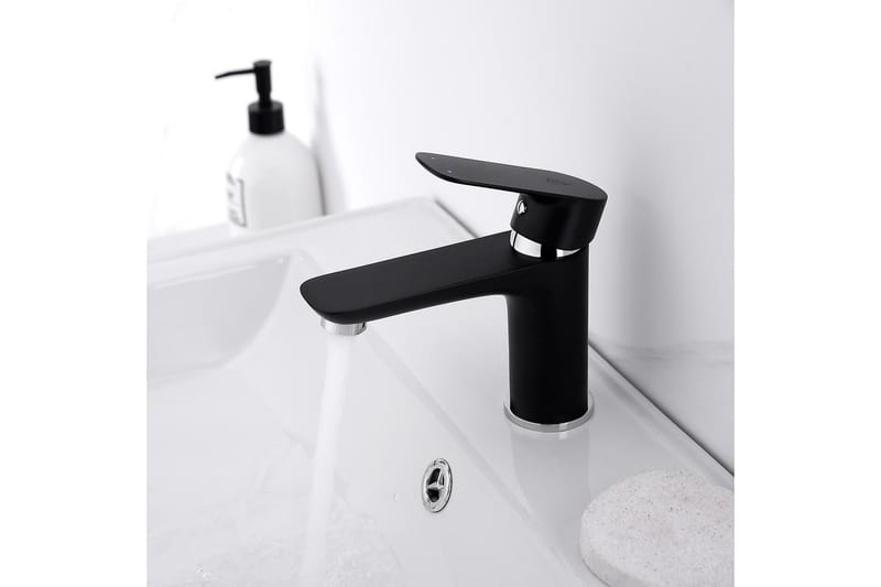 Tvättställsblandare Bathlife Mattsvart - Hus & renovering - Køkken & bad - Badeværelse - Blandingsbatterier & vandhaner - Håndvaskarmatur