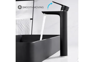 Tvättställsblandare Bathlife Mattsvart - Hus & renovering - Køkken & bad - Badeværelse - Blandingsbatterier & vandhaner - Håndvaskarmatur