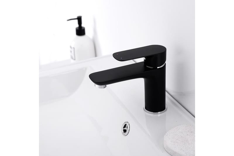Tvättställsblandare Bathlife Mattsvart - Hus & renovering - Køkken & bad - Badeværelse - Blandingsbatterier & vandhaner - Håndvaskarmatur