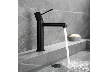 Tvättställsblandare Bathlife Svart - Hus & renovering - Køkken & bad - Badeværelse - Blandingsbatterier & vandhaner - Håndvaskarmatur