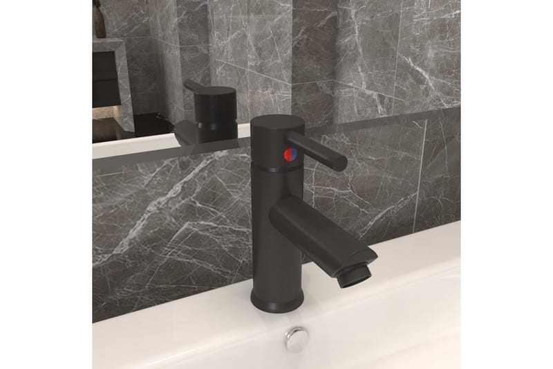 vandhane til badeværelseshåndvask 130x176 mm grå - Grå - Håndvaskarmatur