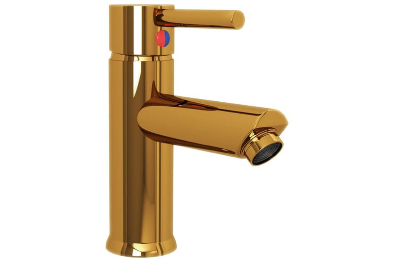 vandhane til badeværelseshåndvask 130x176 mm guldfarvet - Guld - Håndvaskarmatur