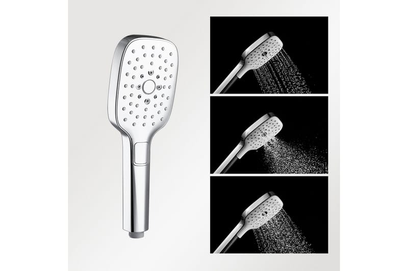 Svaningen Håndbruser 26 cm - Krom - Hus & renovering - Køkken & bad - Badeværelse - Brusearmatur & tilbehør
