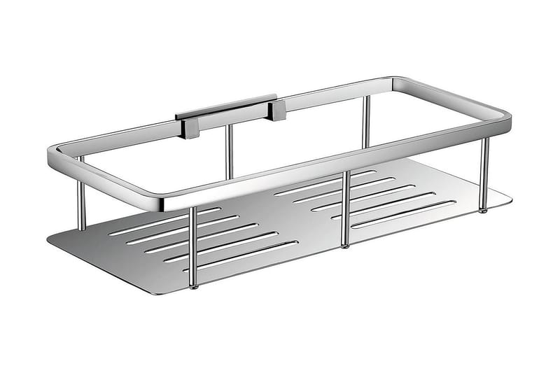 Bathlife Stadga Brusekurv 30x13 cm - Krom - Hus & renovering - Køkken & bad - Badeværelse - Brusearmatur & tilbehør