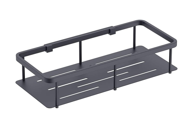 Bathlife Stadga Brusekurv 30x13 cm - Mat Sort - Hus & renovering - Køkken & bad - Badeværelse - Brusearmatur & tilbehør