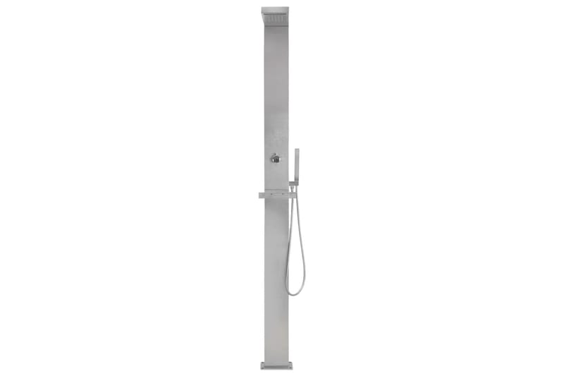 Bruserpanelsystem Rustfrit Stål Firkantet - Sølv - Hus & renovering - Køkken & bad - Badeværelse - Brusearmatur & tilbehør