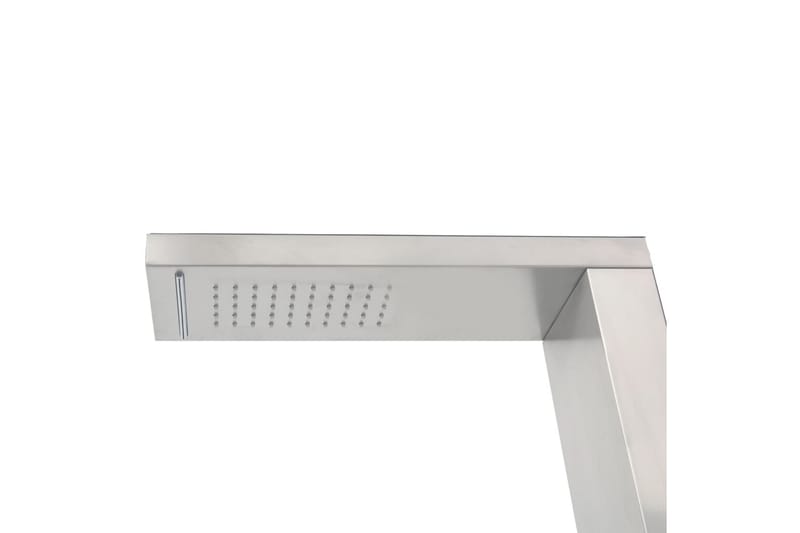 Bruserpanelsystem Rustfrit Stål Firkantet - Sølv - Hus & renovering - Køkken & bad - Badeværelse - Brusearmatur & tilbehør