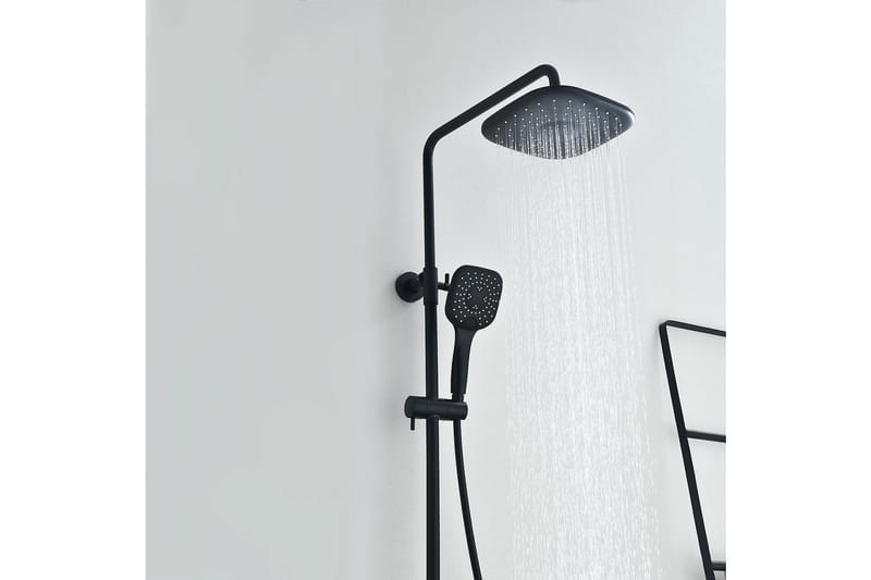 Bathlife Sjö Loftbrusesæt - Mat Sort - Hus & renovering - Køkken & bad - Badeværelse - Brusearmatur & tilbehør