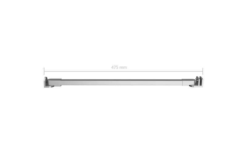støttestang til brusevæg 47,5 cm rustfrit stål - Hus & renovering - Køkken & bad - Badeværelse - Brusearmatur & tilbehør