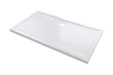 Gyttorp Brusekar 80x140 cm - Hvid - Hus & renovering - Køkken & bad - Badeværelse - Brusearmatur & tilbehør - Brusekar