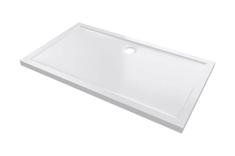 Gyttorp Brusekar 80x140 cm - Hvid - Hus & renovering - Køkken & bad - Badeværelse - Brusearmatur & tilbehør - Brusekar
