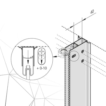 Bathlife Mångsidig Rørføringsprofil Påbygning - Hus & renovering - Køkken & bad - Badeværelse - Bruser