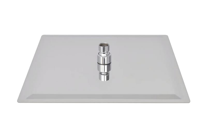 brusehoved firkantet 30x30 cm rustfrit stål - Sølv - Loftbruser