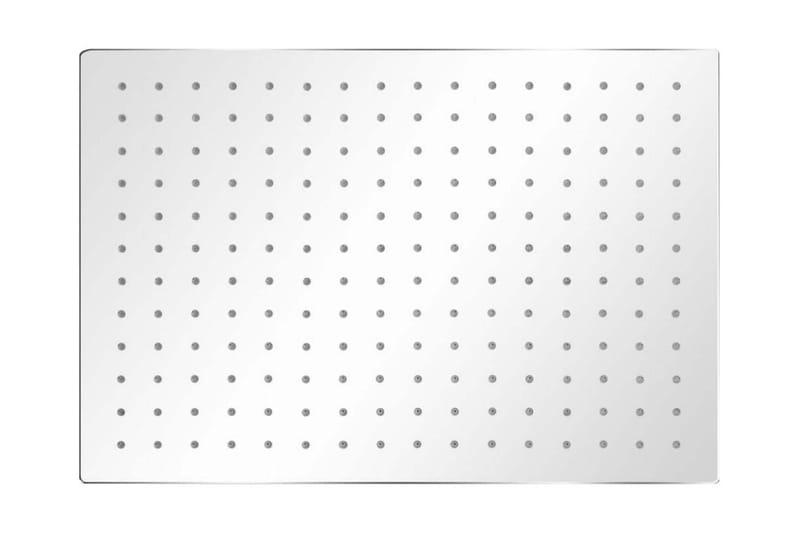 Bruserhoveder Rainshower 2 Stk. Rustfrit Stål 30 X 40 Cm - Sølv - Hus & renovering - Køkken & bad - Badeværelse - Brusearmatur & tilbehør