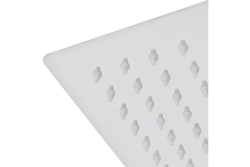 Bruserhoveder Rainshower-Funktion 2 Stk. Rustfrit 20X30 Cm - Sølv - Hus & renovering - Køkken & bad - Badeværelse - Brusearmatur & tilbehør