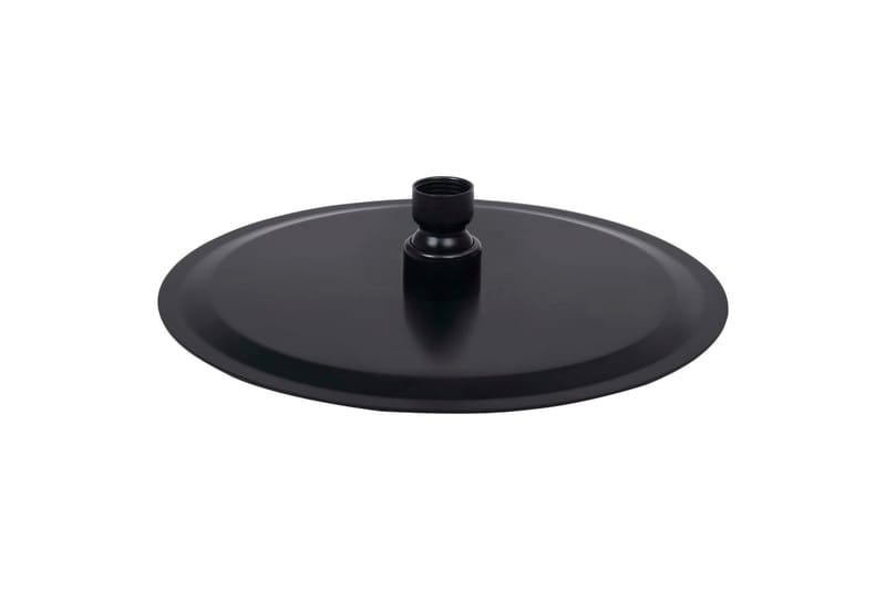 regnbrusehoved 20 cm rund rustfrit stål sort - Sort - Hus & renovering - Køkken & bad - Badeværelse - Brusearmatur & tilbehør