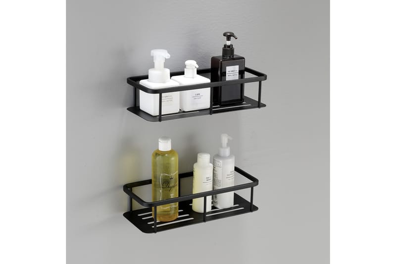 Sæbekurv 13x30 cm Sort - Lyfco - Hus & renovering - Køkken & bad - Badeværelse - Brusearmatur & tilbehør