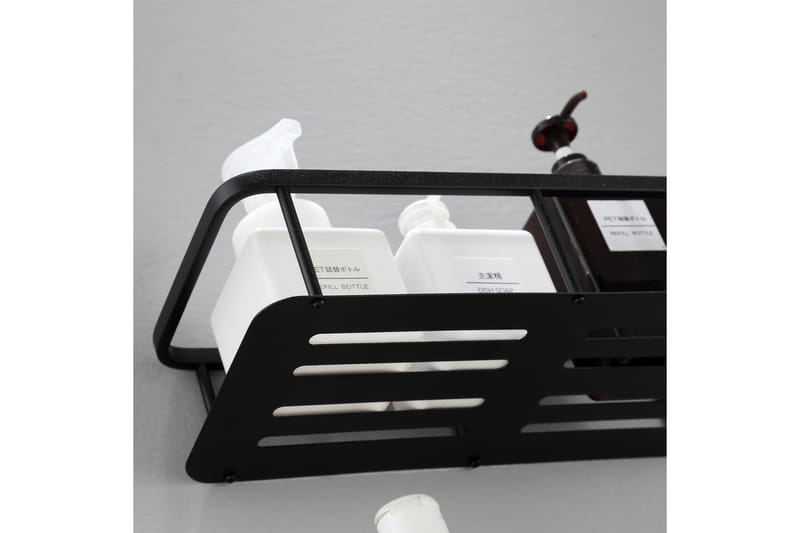 Sæbekurv 13x30 cm Sort - Lyfco - Hus & renovering - Køkken & bad - Badeværelse - Brusearmatur & tilbehør