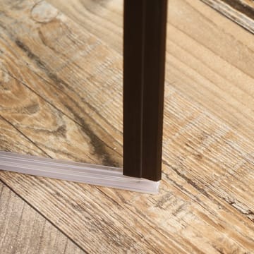 Brusedør Mångsidig 45° Dør Klart Glas Sort 800 - Transparent - Hus & renovering - Køkken & bad - Badeværelse - Bruser