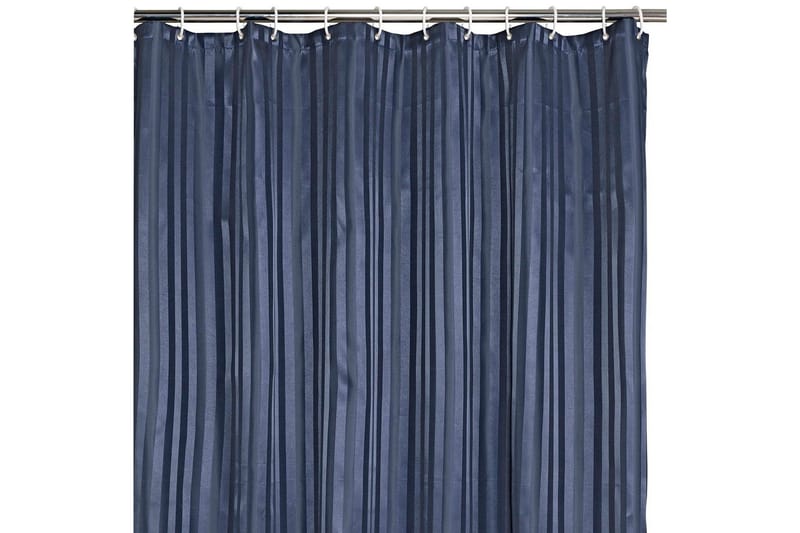 Bruseforhæng 180 x 200 cm - Marineblå - Hus & renovering - Køkken & bad - Badeværelse - Brusearmatur & tilbehør