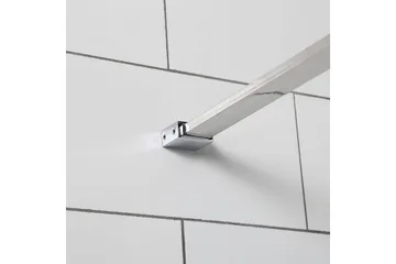 Bathlife Mångsidig Brusehjørne Lige Væg/Lige Dør 70x70 cm - Sølv - Hus & renovering - Køkken & bad - Badeværelse - Bruser