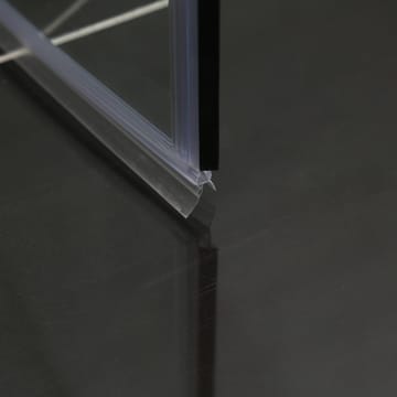 Bathlife Mångsidig Brusedør 45° Dør 70x70 cm - Sølv/Klart Glas - Hus & renovering - Køkken & bad - Badeværelse - Bruser