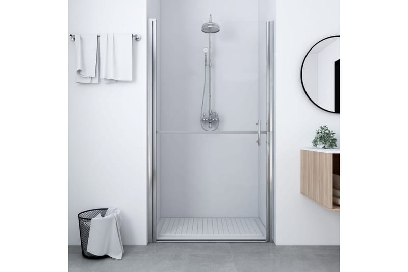 Brusedør 81x195 cm Hærdet Glas - Hus & renovering - Køkken & bad - Badeværelse - Bruser