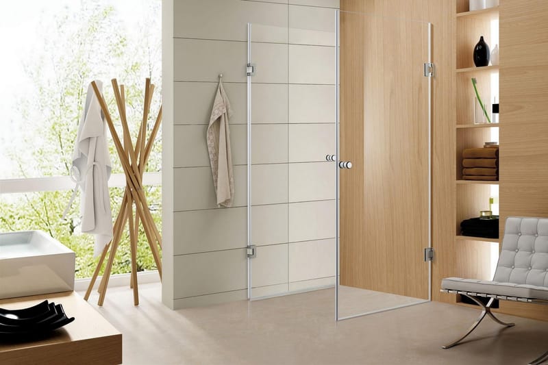 Brusedør - Helga 800 - Transparent - Hus & renovering - Køkken & bad - Badeværelse - Bruser