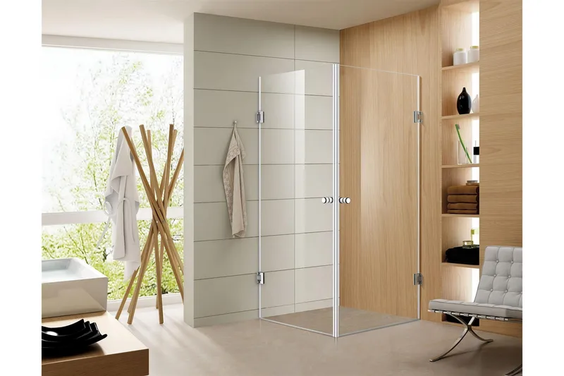 Brusedør - Helga 900 - Transparent - Hus & renovering - Køkken & bad - Badeværelse - Bruser