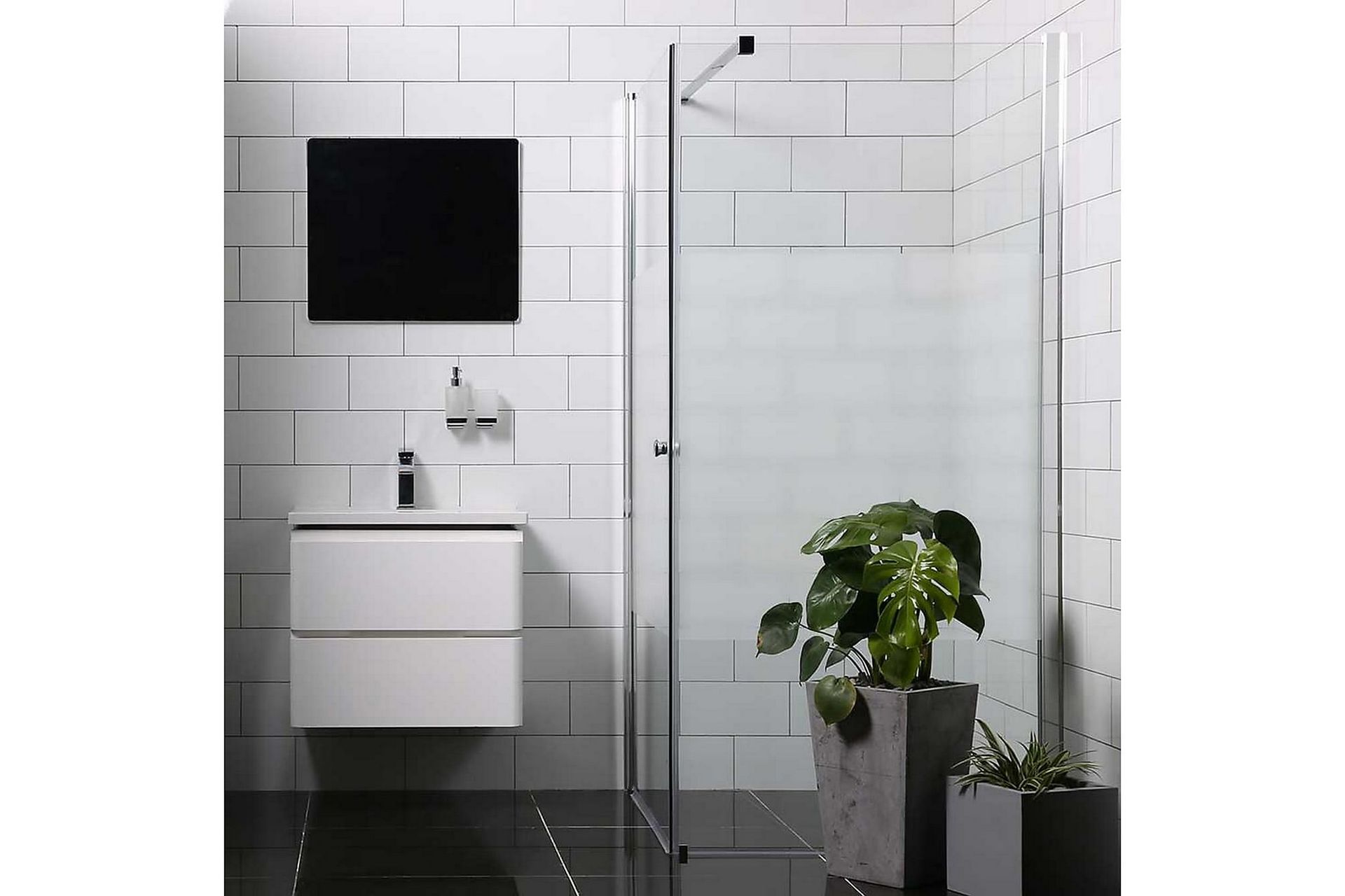 Duschdörr - Sølv|Gennemsigtig - Hus & renovering - Køkken & bad - Badeværelse - Bruser