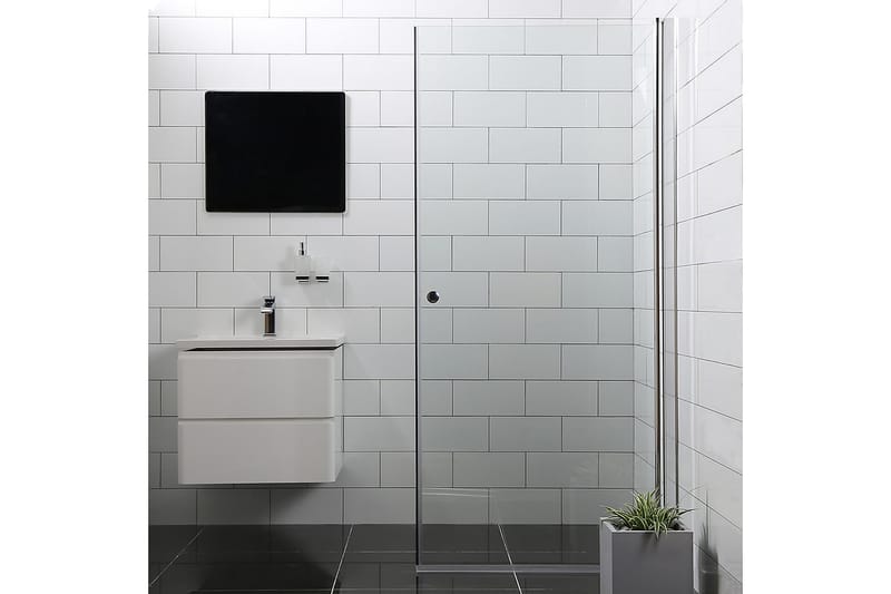 Mångsidig Brusedør Lige - Sølv - Hus & renovering - Køkken & bad - Badeværelse - Bruser