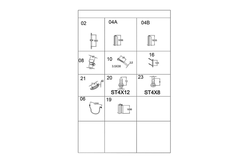 Ideal Brusekabine 90x90 cm Elegant - Hvid - Hus & renovering - Køkken & bad - Badeværelse - Bruser
