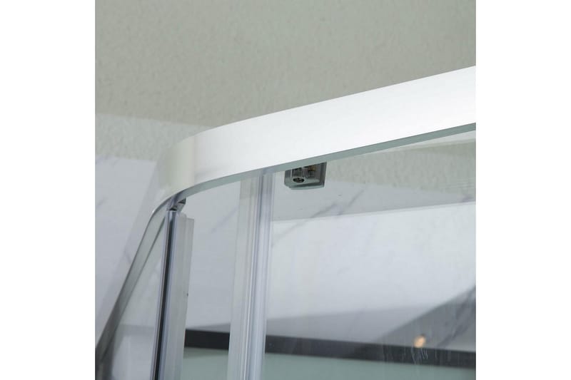 Ideal Brusekabine 90x90 cm Elegant - Hvid - Brusekabiner
