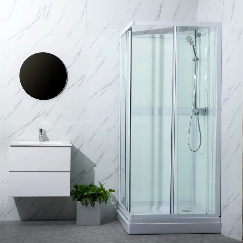Ideal Brusekabine 90x90 cm Lige