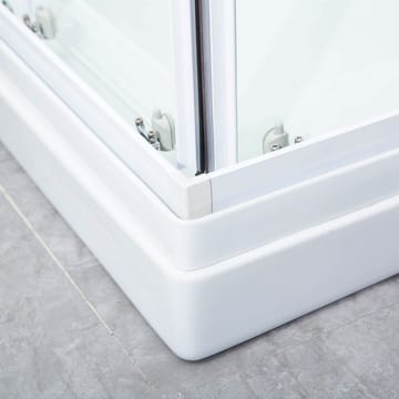 Ideal Brusekabine 90x90 cm Lige - Hus & renovering - Køkken & bad - Badeværelse - Bruser - Brusekabiner