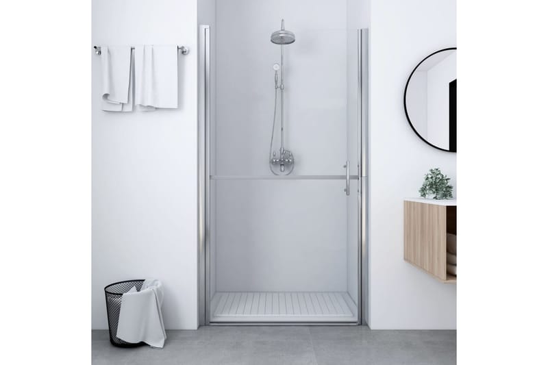 Brusedør 91x195 cm Hærdet Glas - Hus & renovering - Køkken & bad - Badeværelse - Bruser