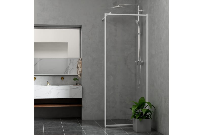 Brusevæg Bathlife Profil Hvid 90/Pn Go (Gtpw) Aluminium - Hvid - Brusevægge