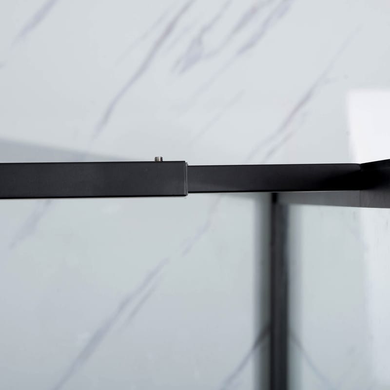 Brusevæg Bathlife Profil Lige 80 Væg Sort - Bathlife - Hus & renovering - Køkken & bad - Badeværelse - Bruser - Brusevægge