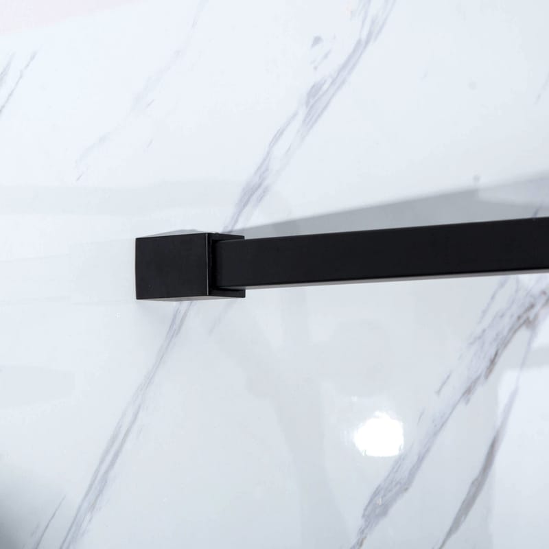 Brusevæg Bathlife Profil Lige 80 Væg Sort - Bathlife - Hus & renovering - Køkken & bad - Badeværelse - Bruser - Brusevægge