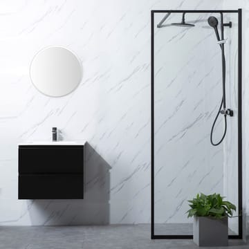 Brusevæg Bathlife Profil Lige 80 Væg Sort - Bathlife - Hus & renovering - Køkken & bad - Badeværelse - Bruser - Brusevægge