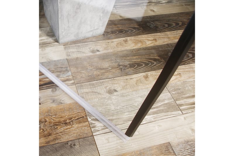 Bathlife Mångsidig Brusehjørne Rund Dør 45° 80x80 cm - Sort/Transparent - Hus & renovering - Køkken & bad - Badeværelse - Bruser