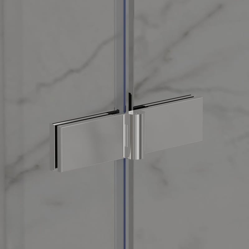 Bathlife Vikbar Brusehjørne 900 mm - Hus & renovering - Køkken & bad - Badeværelse - Bruser - Brusevægge