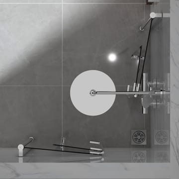 Bathlife Vikbar Brusehjørne 900 mm - Hus & renovering - Køkken & bad - Badeværelse - Bruser - Brusevægge