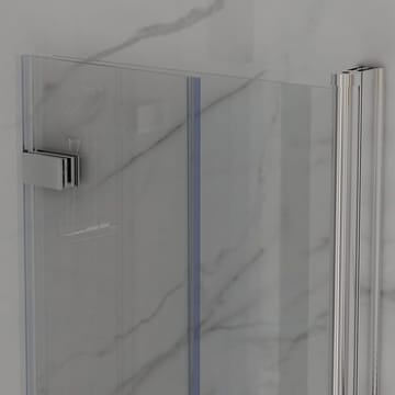Bathlife Vikbar Brusehjørne 900 mm - Hus & renovering - Køkken & bad - Badeværelse - Bruser - Brusevægge