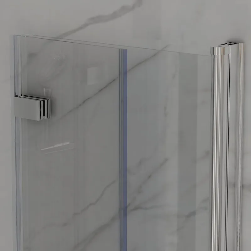 Bathlife Vikbar Brusehjørne 900 mm - Hus & renovering - Køkken & bad - Badeværelse - Bruser - Brusevægge