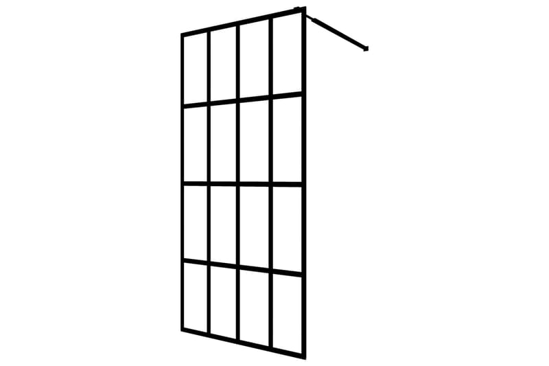 bruseafskærmning 140 x 195 cm hærdet glas - Hvid - Hus & renovering - Køkken & bad - Badeværelse - Bruser